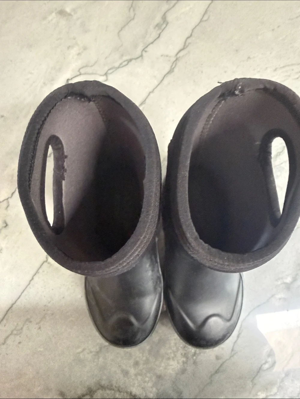 Bogs Kids Black Waterproof Neoprene Rain Boots